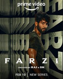 farzi web series poster filmybooster